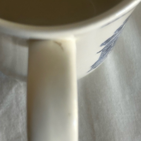 SET OF 2 COFFEE MUGS VINTAGE MADE IN ENGLAND CHURCHILL WILLOW BLUE - Picture 4 of 10